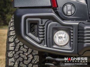 Jeep Wrangler JL Spartacus Front Bumper - Satin & Stamped Steel